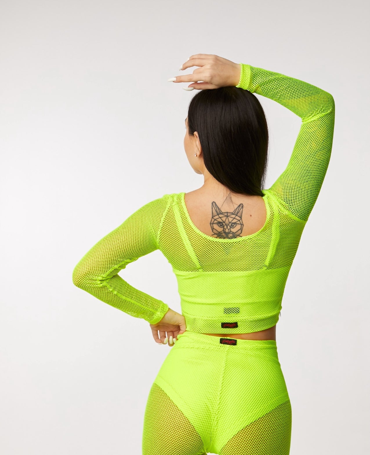 Jaya Course Mesh Top - Neon