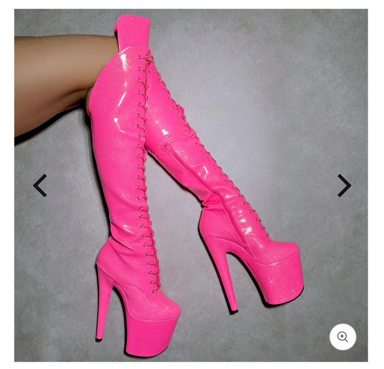 Queen’s Closet - Hella Heels Juicy Pink Over Knee Boot