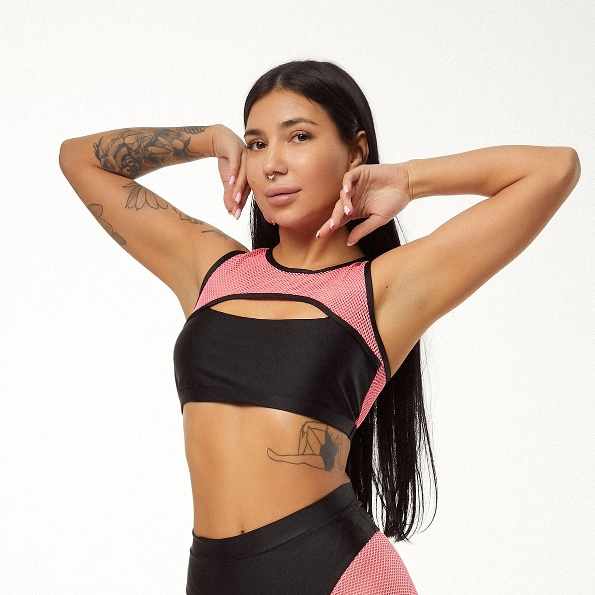 Polerina OG Top - Blk/Pnk