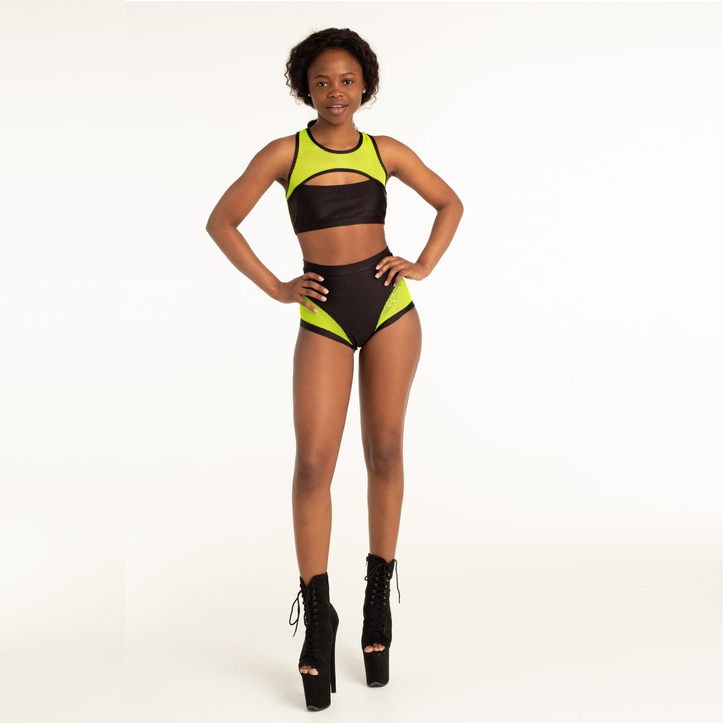 Polerina OG Top - Blk/Neon