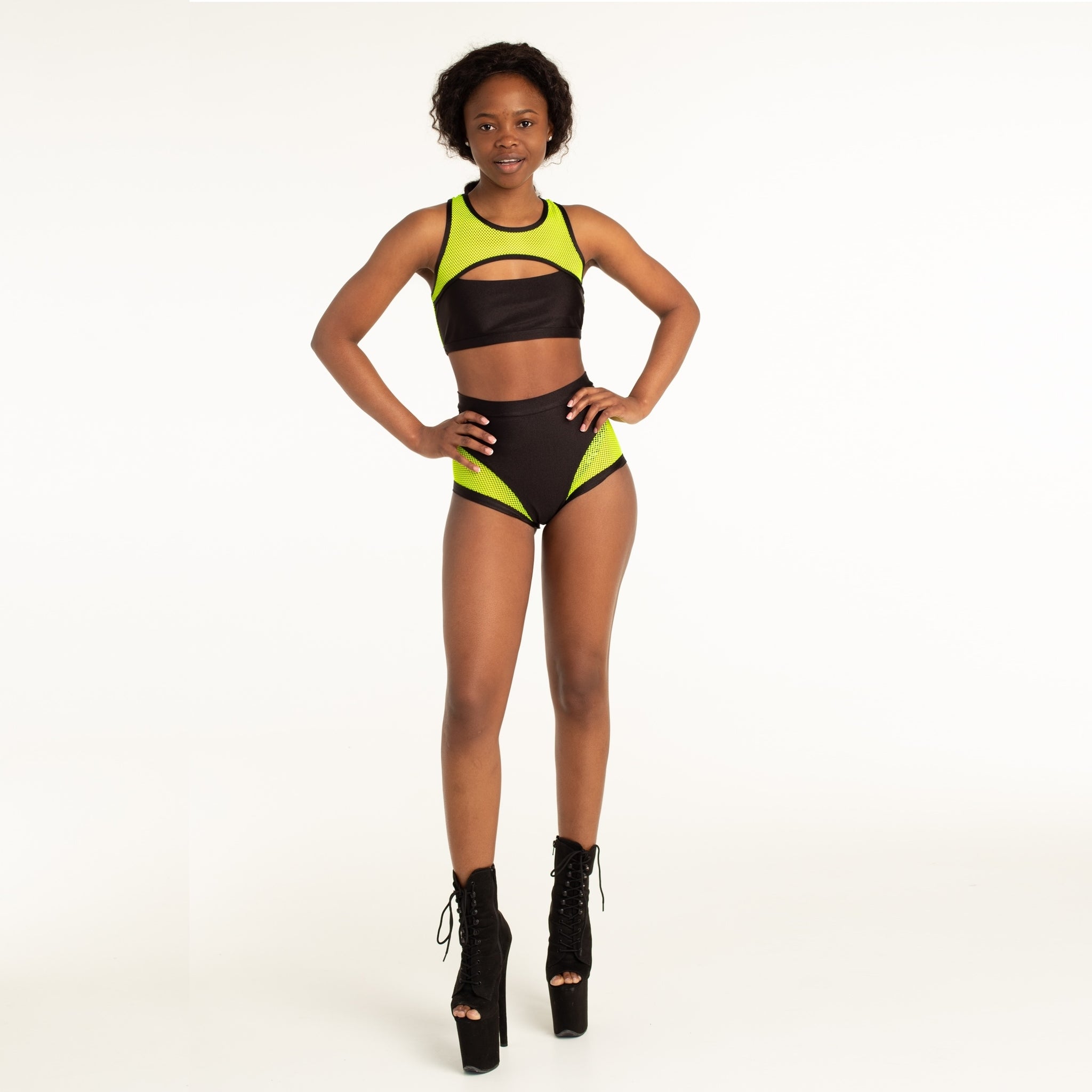 Polerina OG Short - Blk/Neon